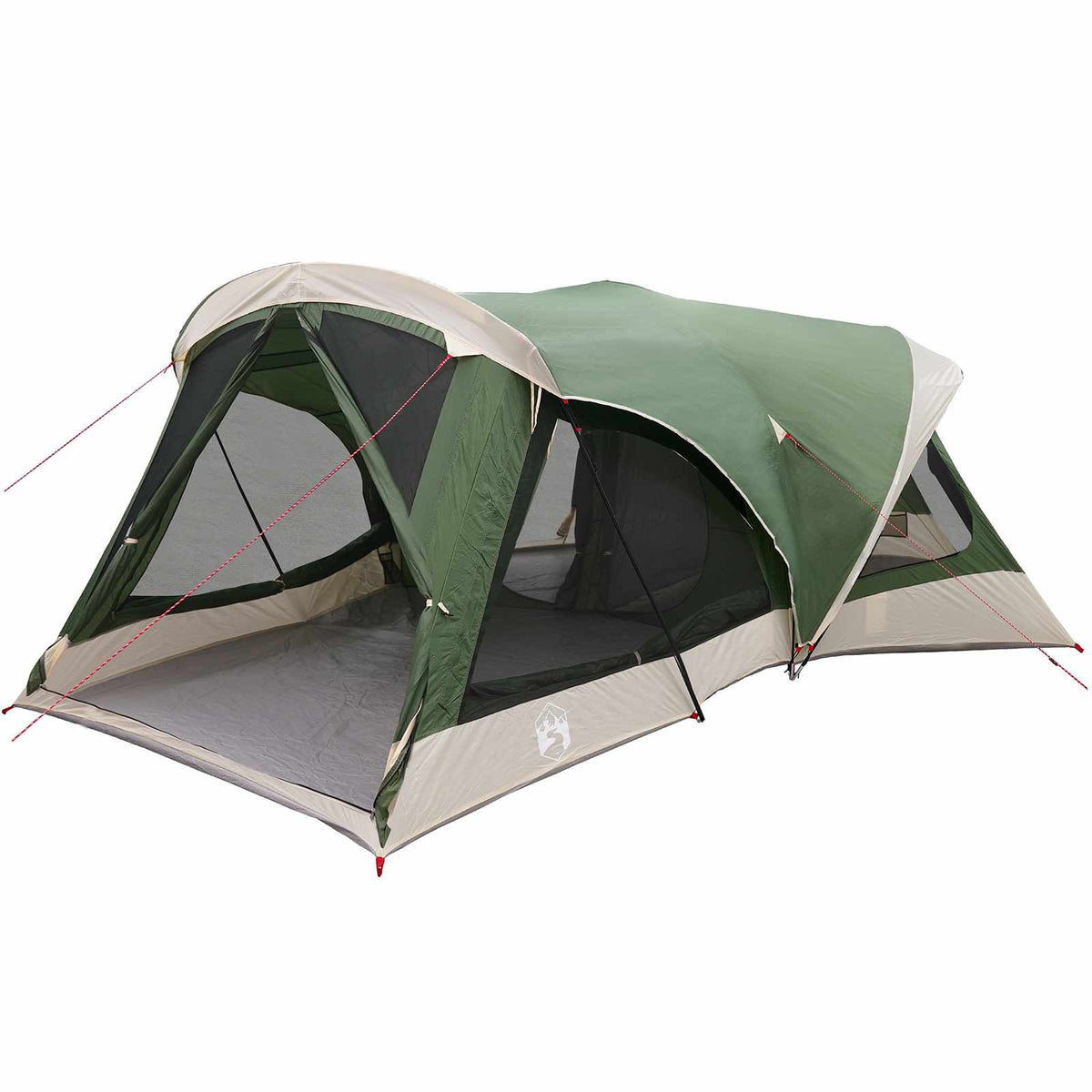 Family Tent 14-Person 185T Polyester with PU Coating Green