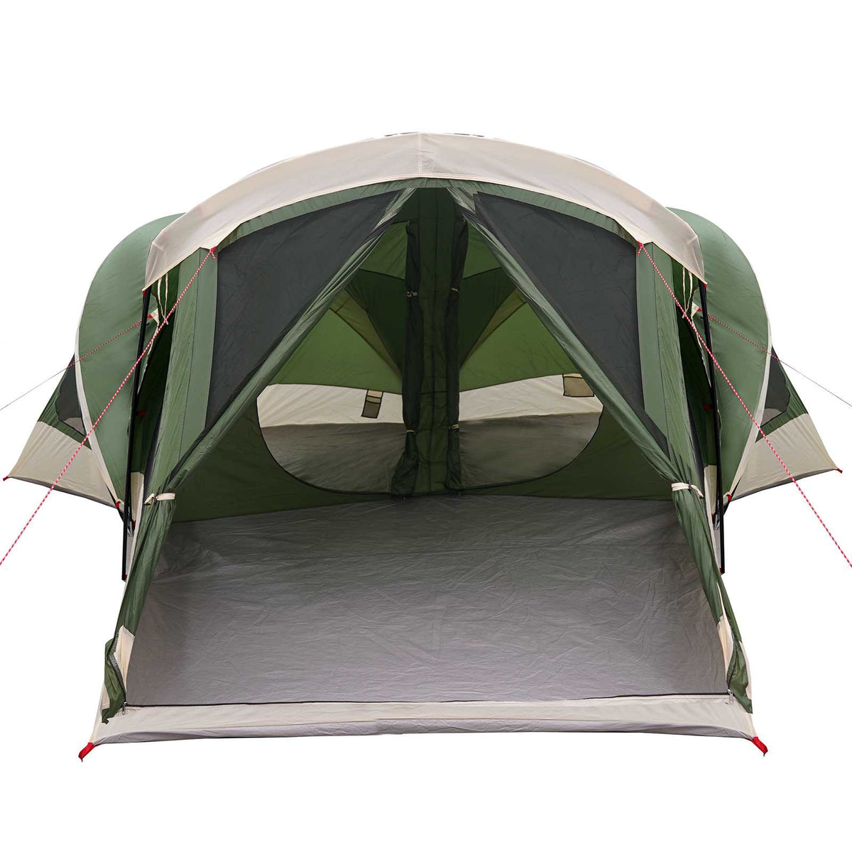 Family Tent 14-Person 185T Polyester with PU Coating Green