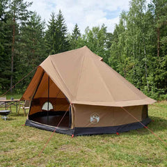 Family Tent Polycotton Brown 8-Person