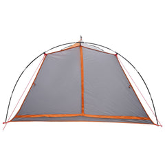 vidaXL Tunnel Tent 4-Person Grey and Orange 5