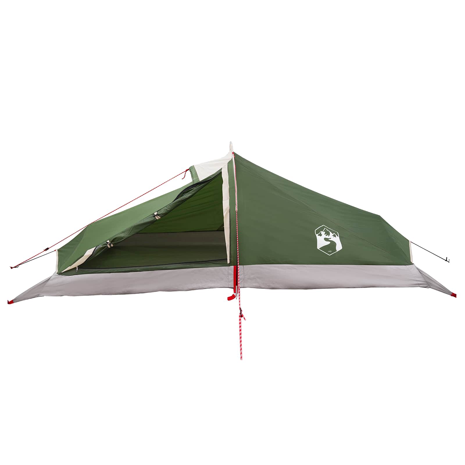 vidaXL Backpacking Tent 2-Person Green 185T Polyester with PU Coating 4