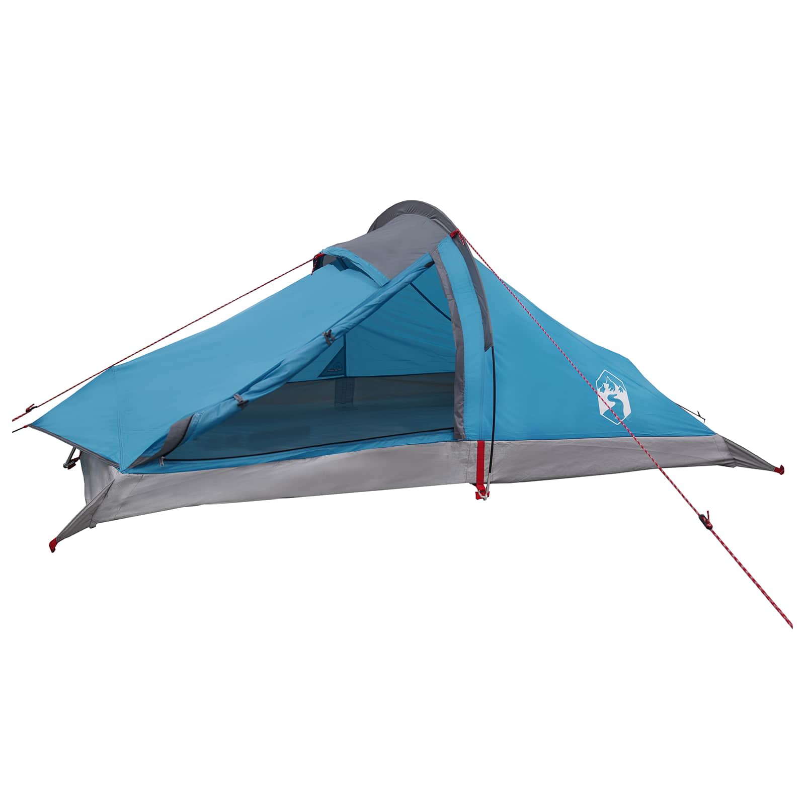vidaXL Backpacking Tent 2-Person Blue 185T Polyester with PU Coating 2