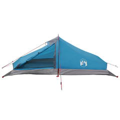 vidaXL Backpacking Tent 2-Person Blue 185T Polyester with PU Coating 4