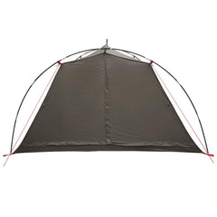 vidaXL Tunnel Tent 4-Person Brown and Grey 5