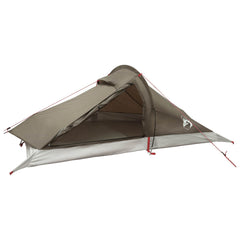 vidaXL Backpacking Tent 2-Person Brown and Grey 2
