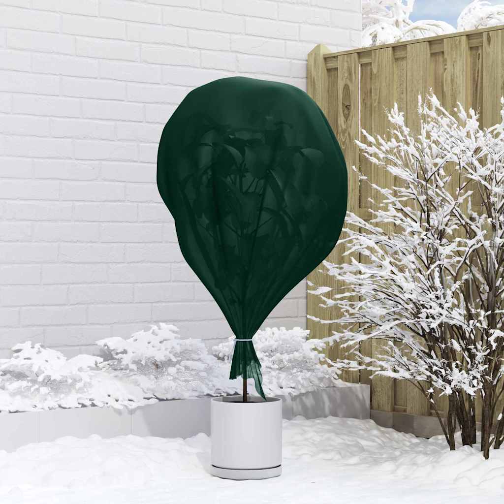 vidaXL Frost Protection Plant Fleece Green 20 x 3.2 m Non-woven Fabric 4