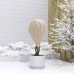 vidaXL Frost Protection Plant Fleece Beige 100 x 1.6 m 4