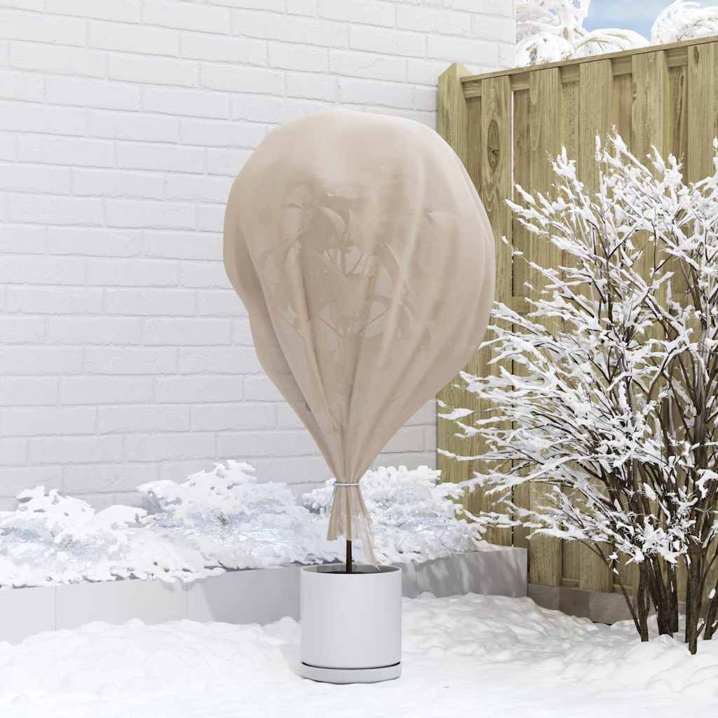 vidaXL Frost Protection Plant Fleece Beige 50 x 3.2 m Non-woven Fabric 4
