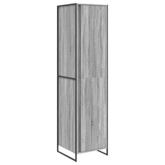 vidaXL Warderobe Grey Sonoma 50 x 50 x 200 cm 2