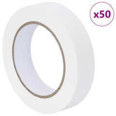 vidaXL Painter Masking Tapes 50 pcs White 25mm x 50m Paper 3
