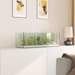 vidaXL Aquarium with Storage Transparent 60 x 20 x 20 cm Glass 4