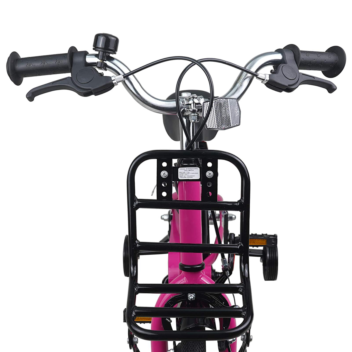 Kids Bike for 6-11 Years Old Pink Black 12 inches