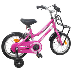 Kids Bike for 6-11 Years Old Pink Black 12 inches