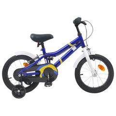 Kids Bike for 3-5 Years Old Blue and white 12 inches