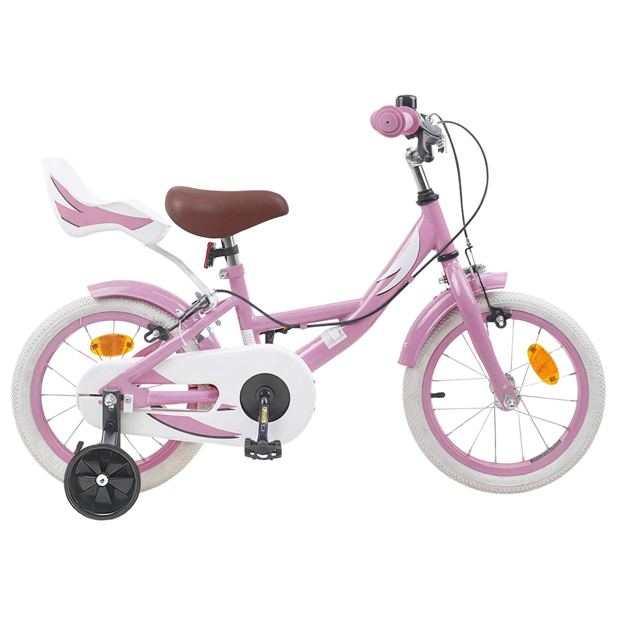 Kids Bike for 2-4 Years Old Light pink 12 inches