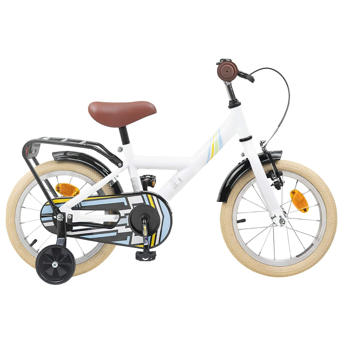 Kids Bike for 2-4 Years Old White 14 inches