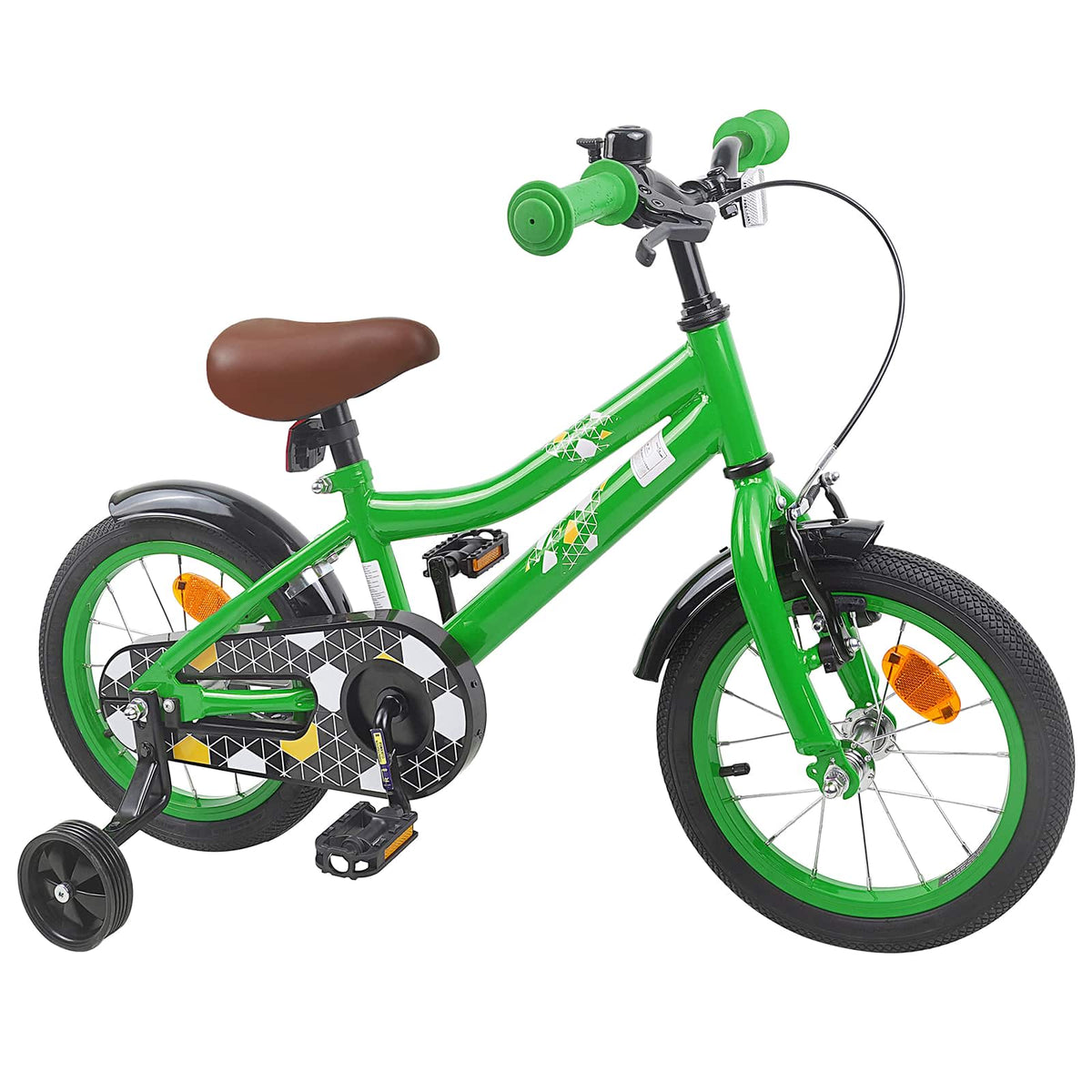 Kids Bike for 4-6 Years Old 16 Inches Green