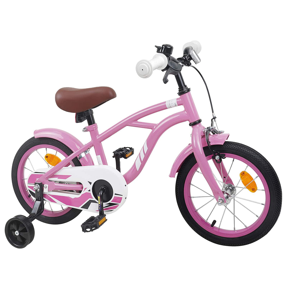 Kids Bike for 2-4 Years Old Light Pink 14 inches