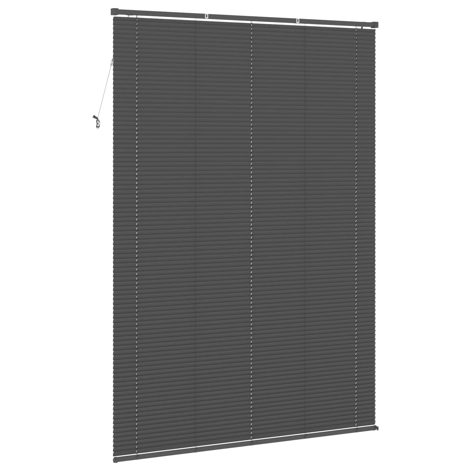 vidaXL Venetian Blind Silver Grey 213 x 140 cm 25 mm PVC 6