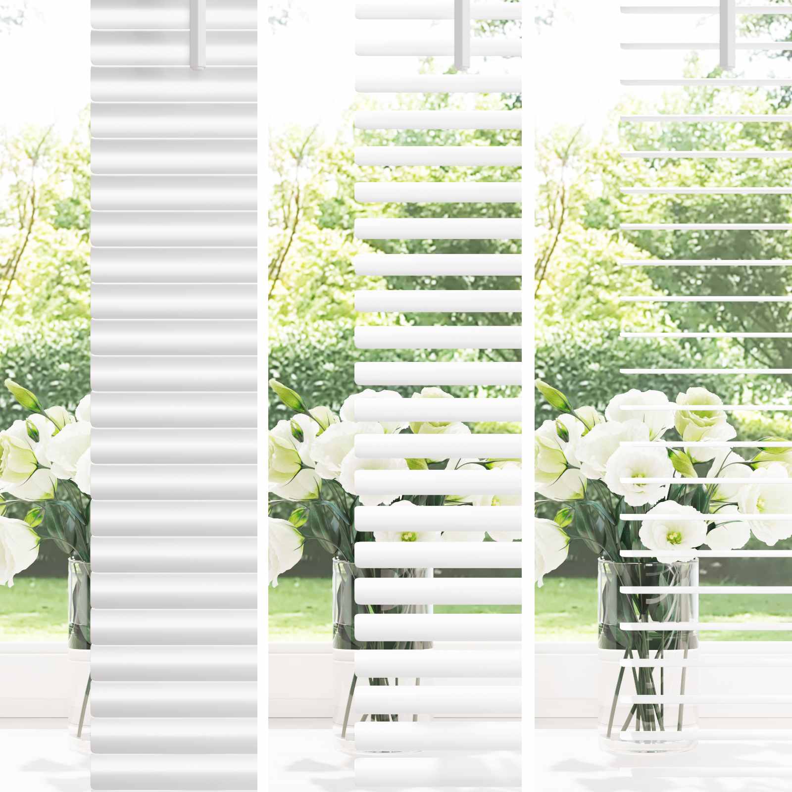 vidaXL Venetian Blind White 150 x 160 cm 25 mm PVC 4