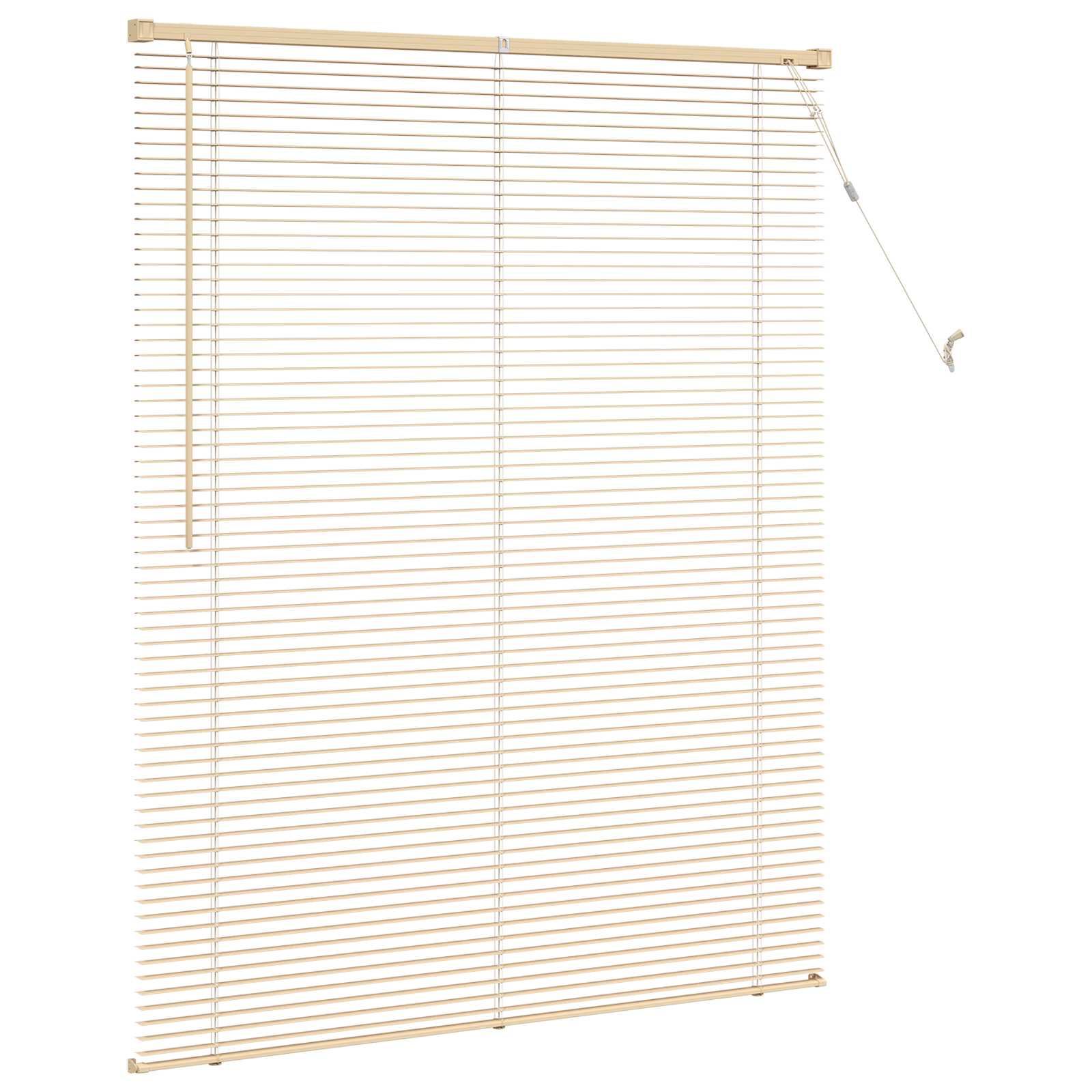 vidaXL Venetian Blind Light Brown with Pattern 150 x 120 cm 25 mm PVC 5