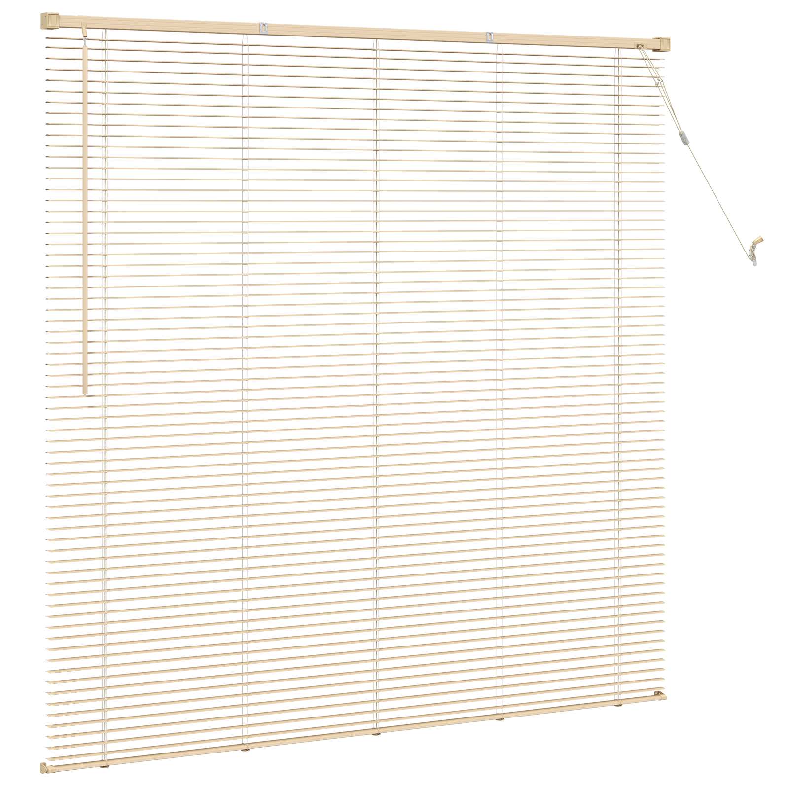 vidaXL Venetian Blind Light Brown with Pattern 150 x 150 cm 25 mm PVC 5