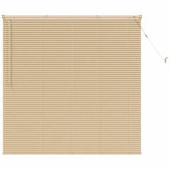 vidaXL Venetian Blind Light Brown with Pattern 150 x 150 cm 25 mm PVC 2