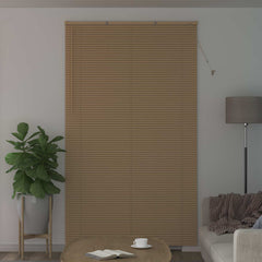 vidaXL Venetian Blind Light Brown with Pattern 213 x 130 cm 25 mm PVC 3
