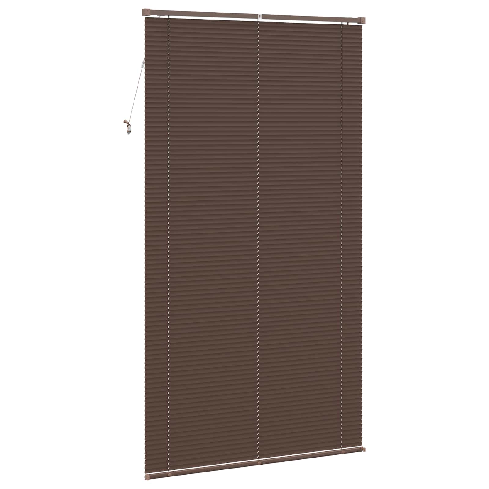 vidaXL Venetian Blind Dark Brown with Pattern 213 x 110 cm 25 mm PVC 6