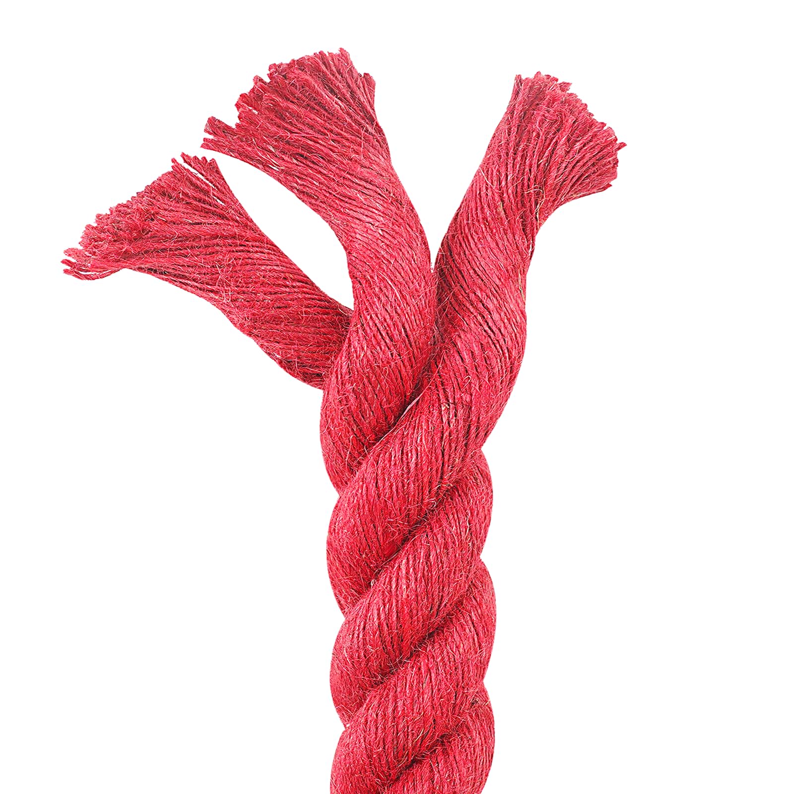 vidaXL Jute Rope 40 mm Red 100% Tossa jute 5