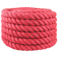 vidaXL Jute Rope 40 mm Red 100% Tossa jute 2