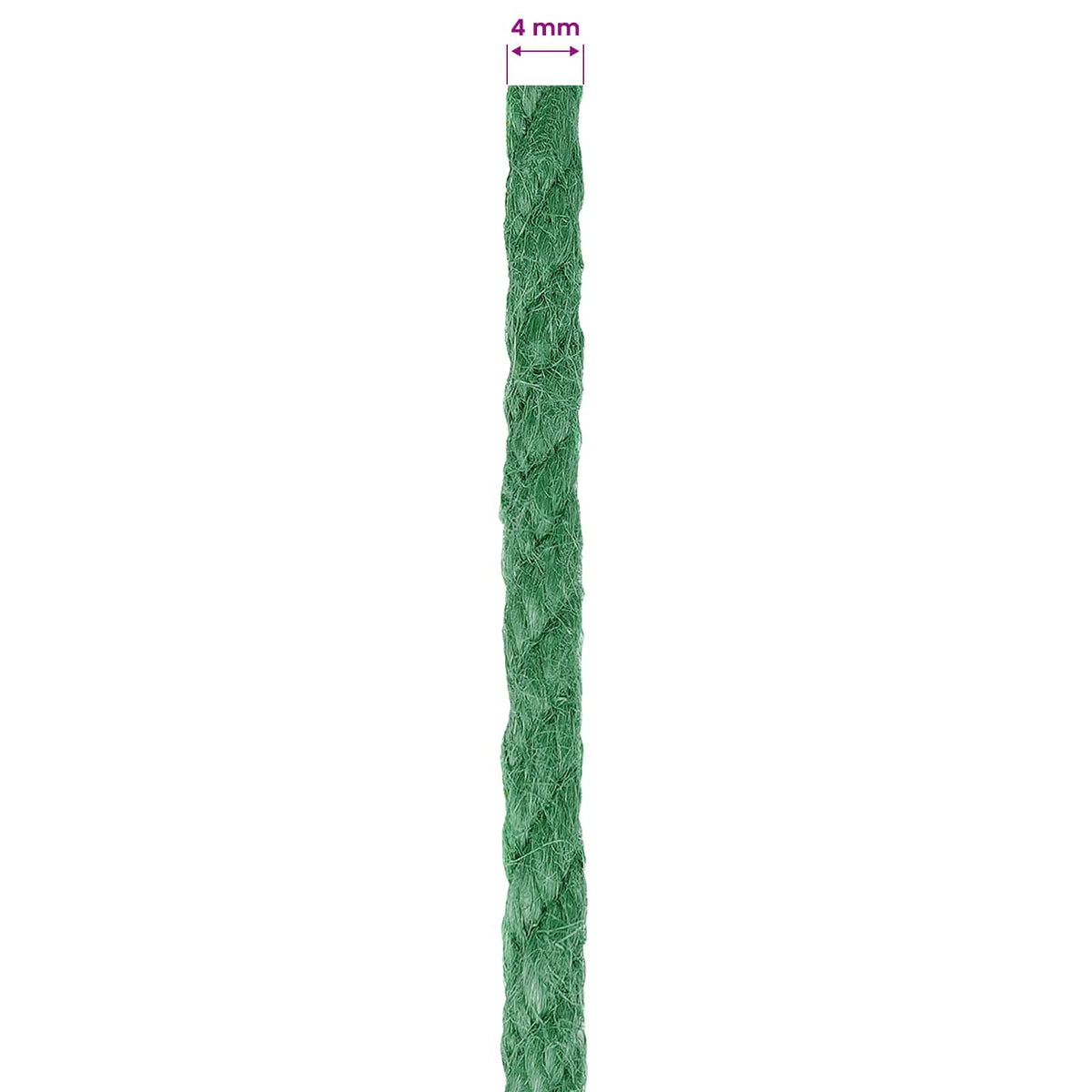 Jute Rope 100% Tossa Jute Green