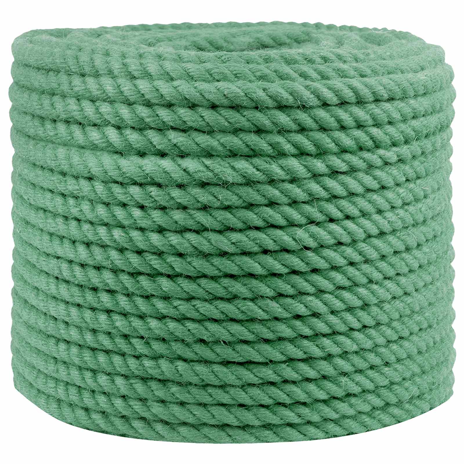 vidaXL Jute Rope 10 mm Green 100% Tossa jute 2