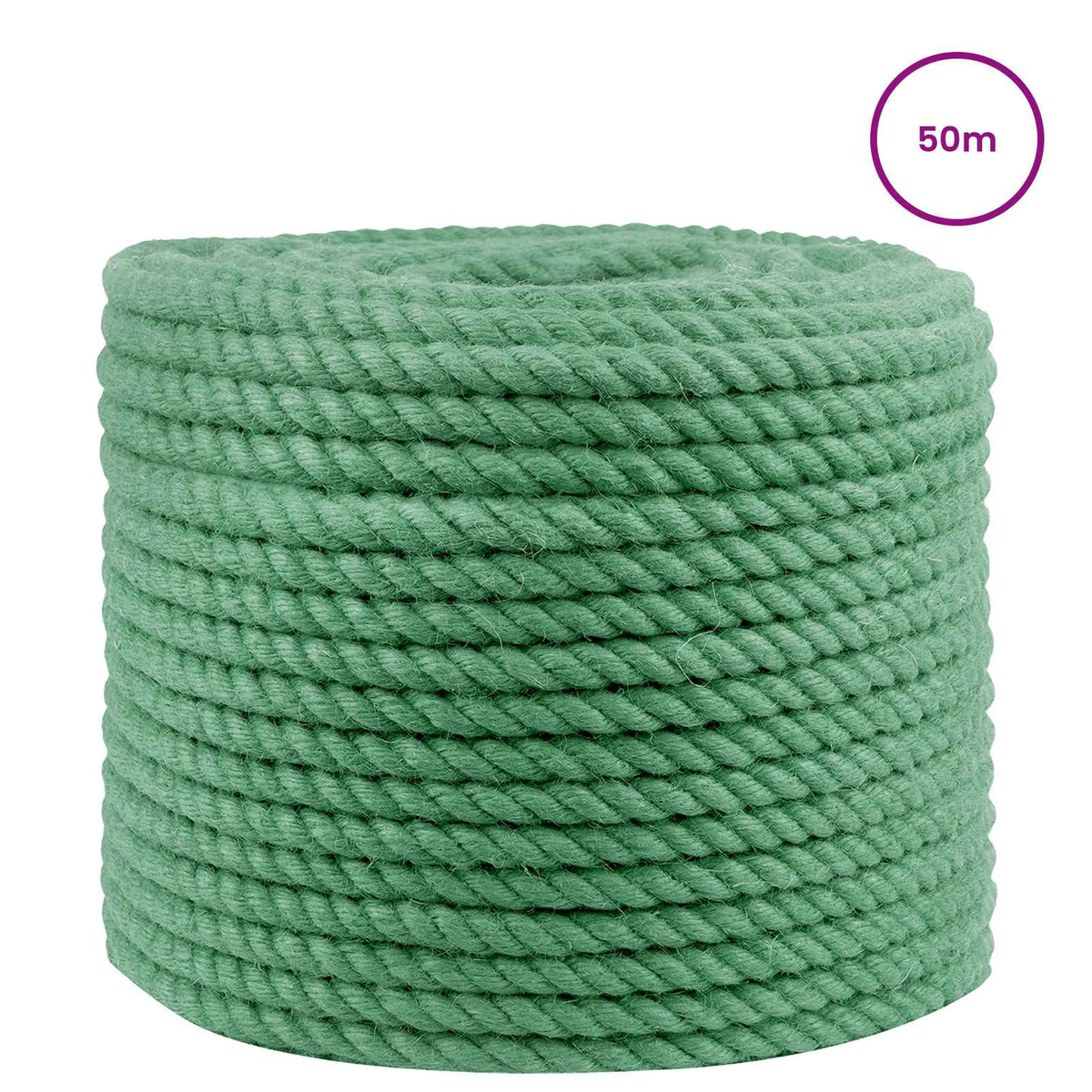 Jute Rope 100% Tossa Jute Green