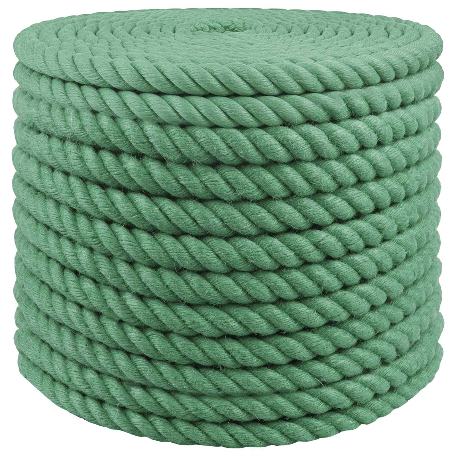 vidaXL Jute Rope 24 mm Green 100% Tossa jute 2