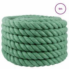 vidaXL Jute Rope 36 mm Green 100% Tossa jute 3