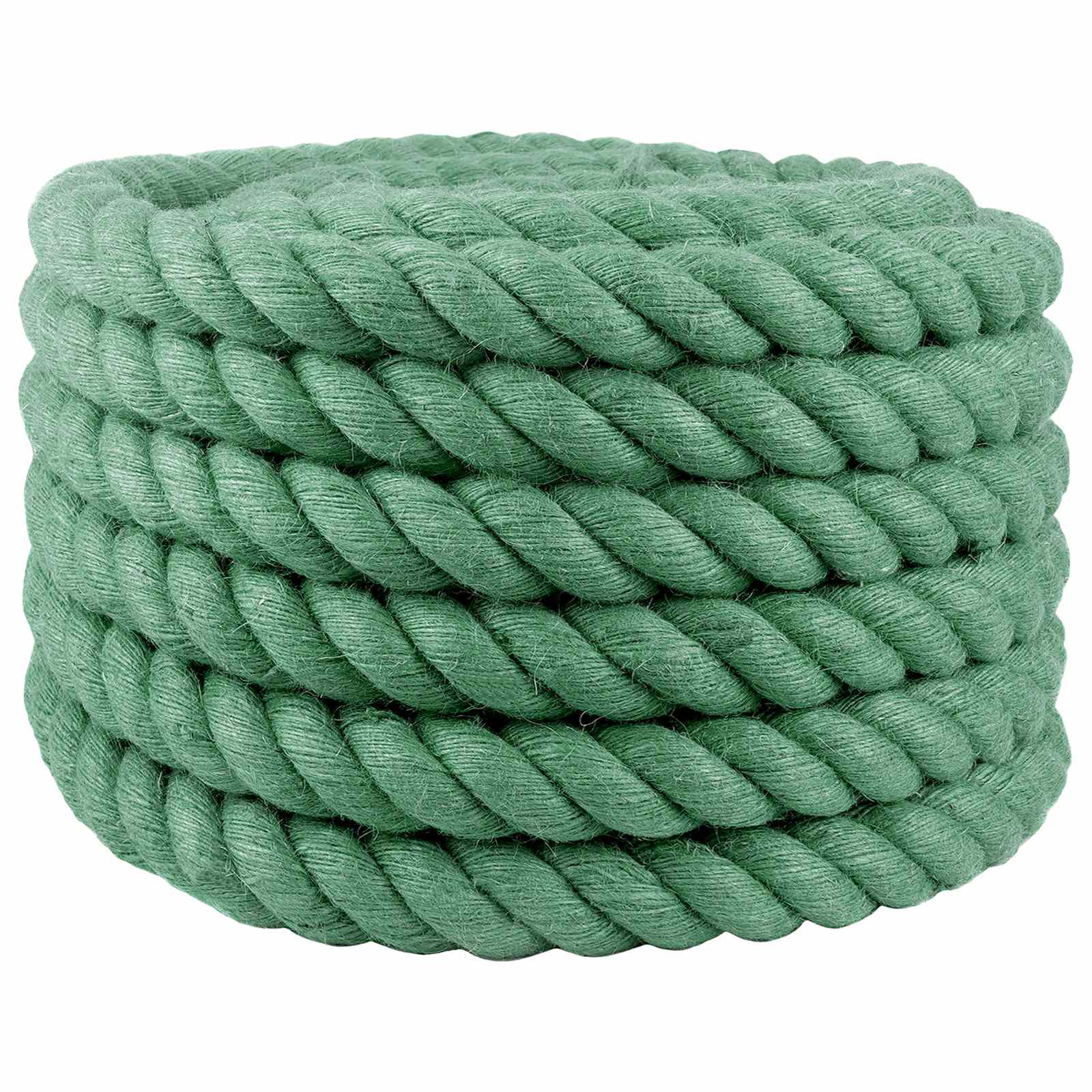 vidaXL Jute Rope 40 mm Green 100% Tossa jute 2