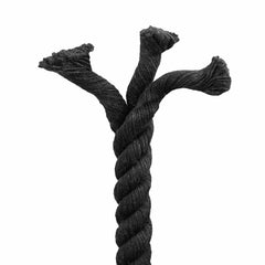 vidaXL Cotton Rope 24 mm 25 m Black 100% Cotton 5