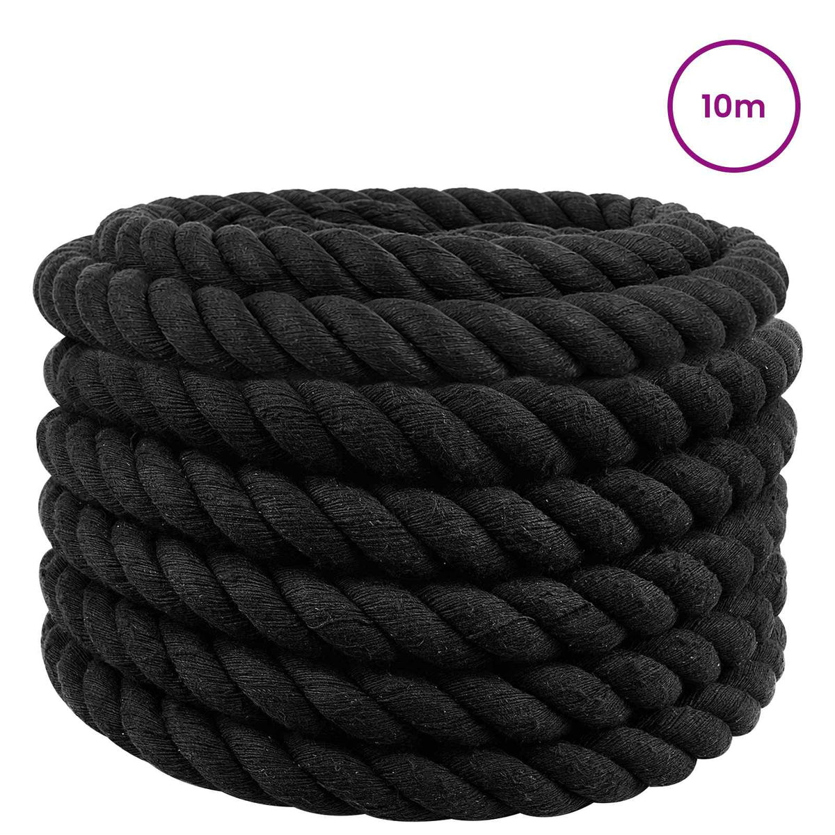 Cotton Rope 100% Cotton Black