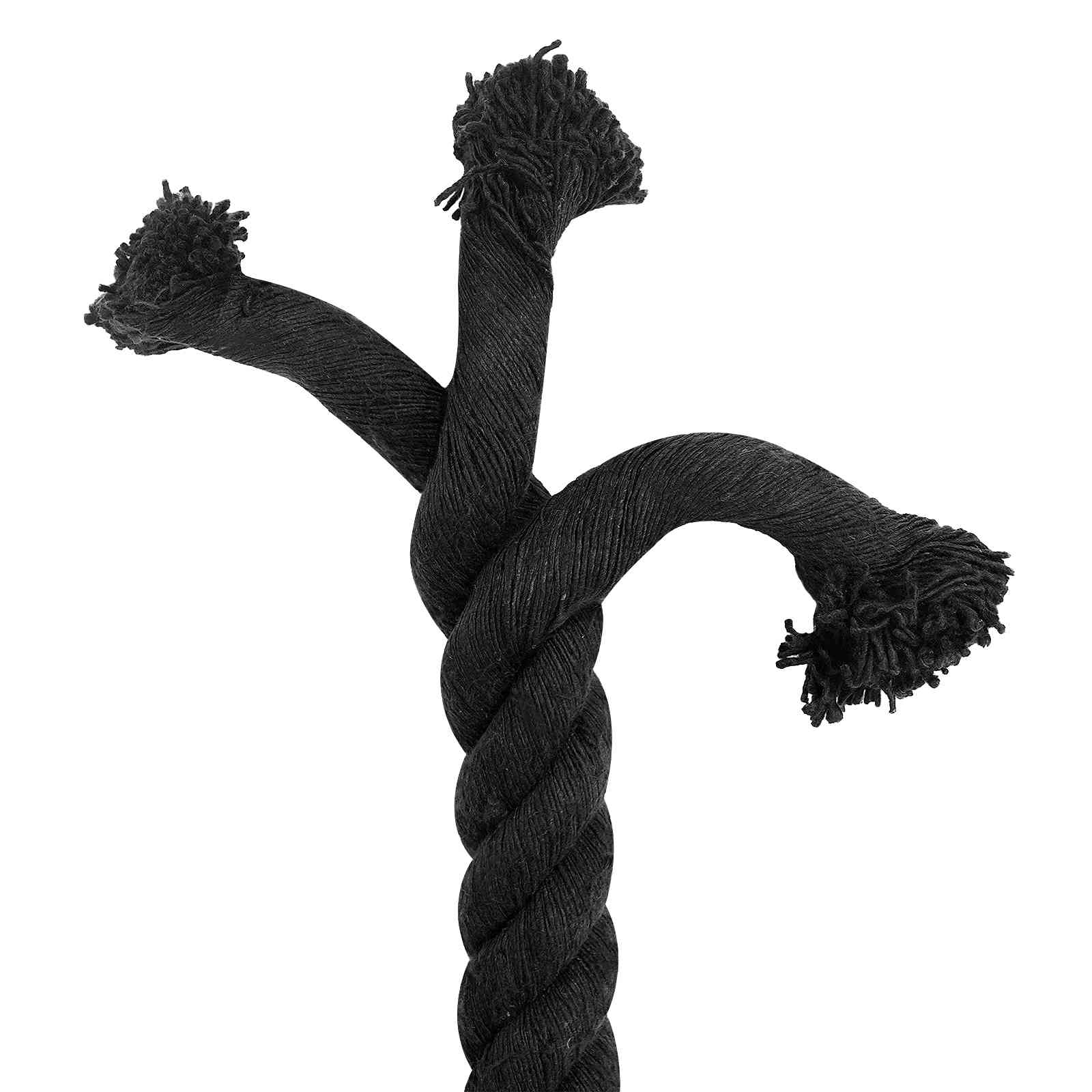 vidaXL Cotton Rope 40 mm 5 m Black 100% Cotton 5