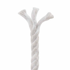 vidaXL Cotton Twine 4 mm 250 m White 100% Cotton 5