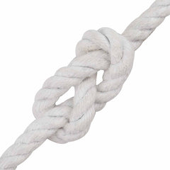 vidaXL Cotton Rope 8 mm 100 m White 100% Cotton 4
