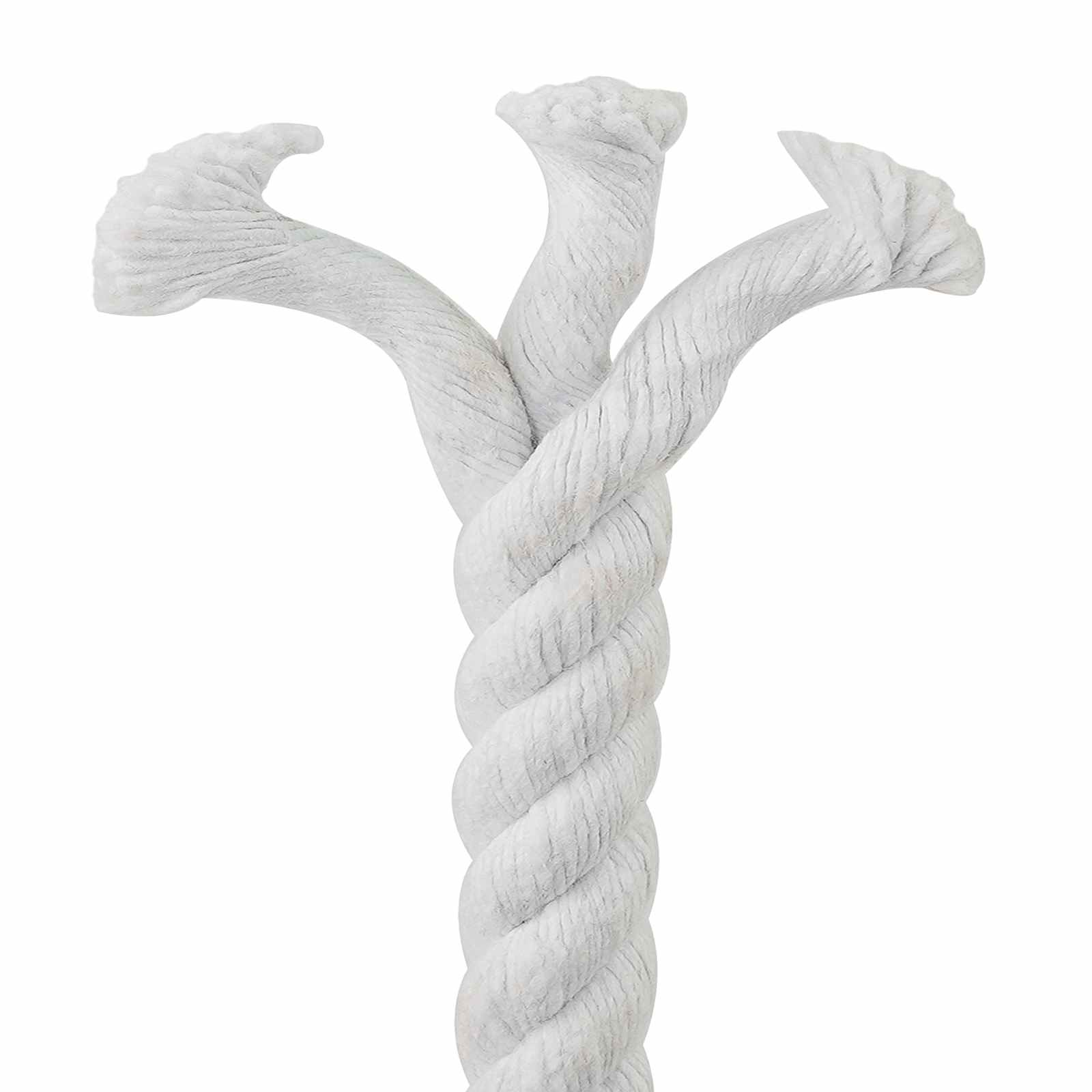 vidaXL Cotton Rope 24 mm 25 m White 100% Cotton 5