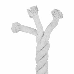 vidaXL Cotton Rope 36 mm 5 m White 100% Cotton 5