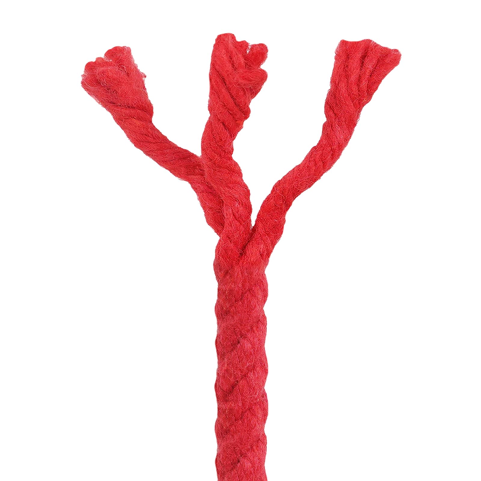 vidaXL Cotton Rope 8 mm 100 m Red 100% Cotton 5