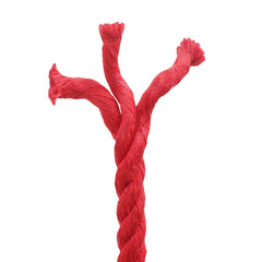 vidaXL Cotton Rope 10 mm 50 m Red 100% Cotton 5
