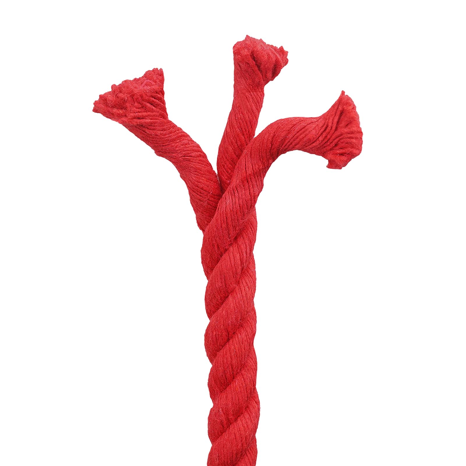 vidaXL Cotton Rope 16 mm 25 m Red 100% Cotton 5