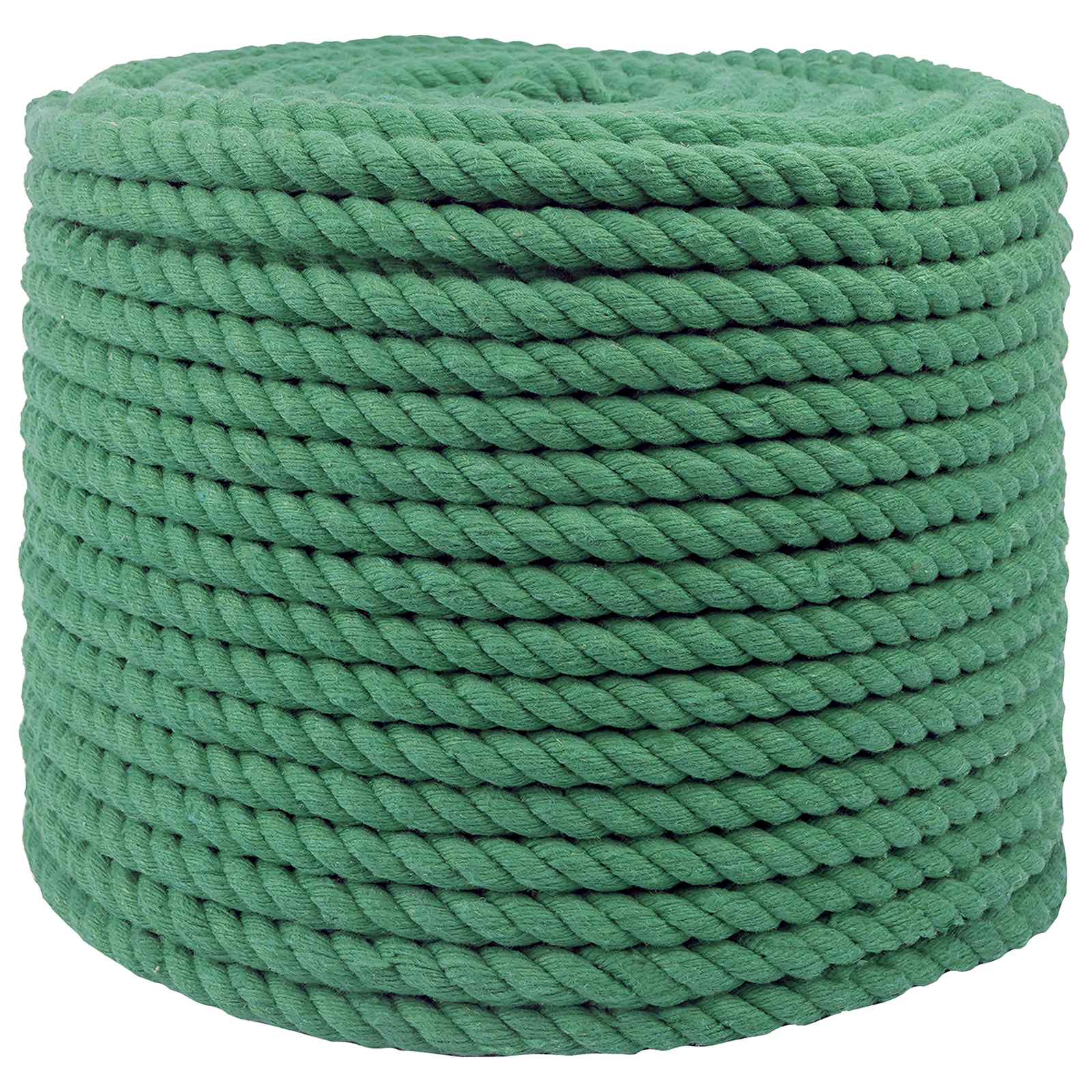 vidaXL Cotton Rope 10 mm 50 m Green 100% Cotton 2