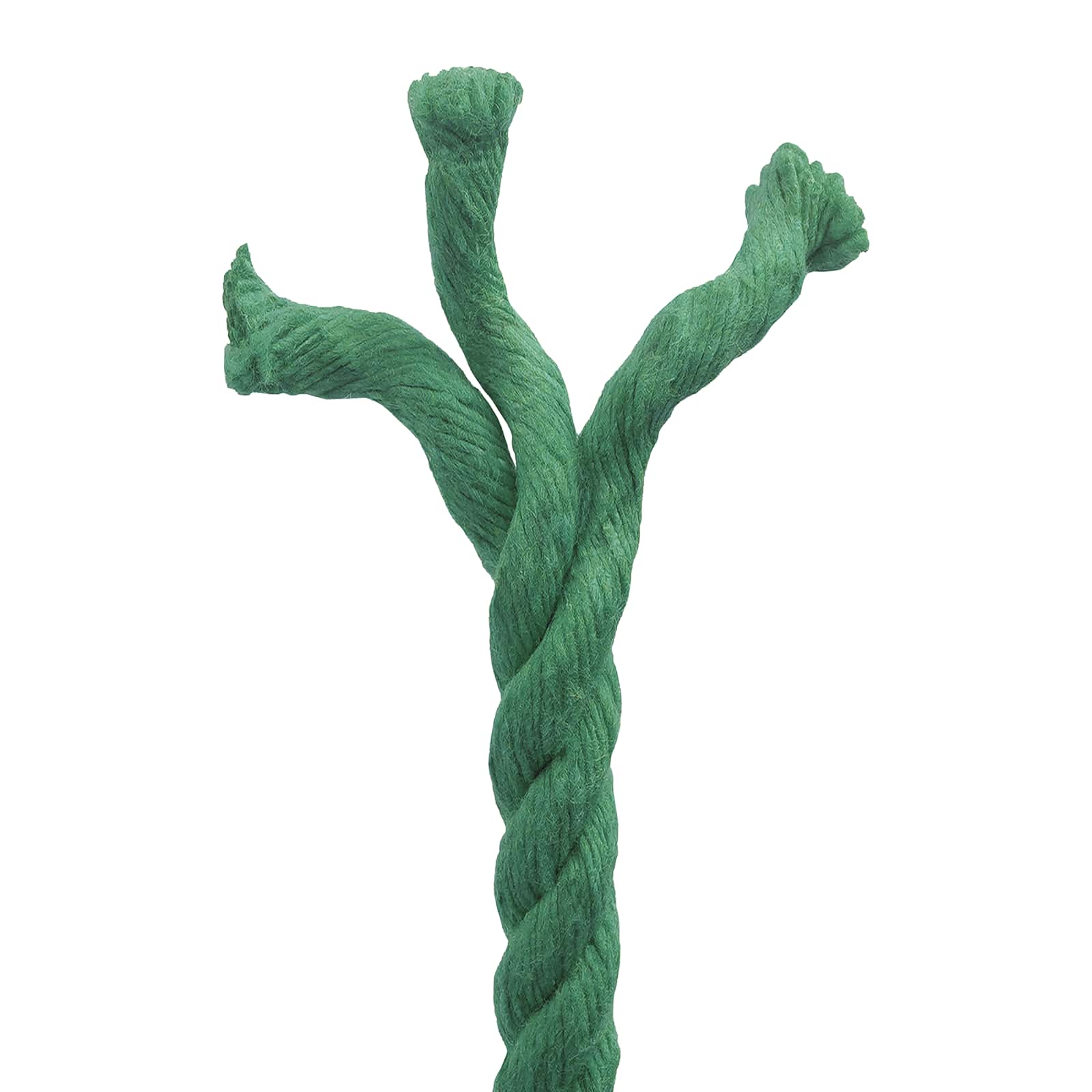 vidaXL Cotton Rope 10 mm 100 m Green 100% Cotton 5