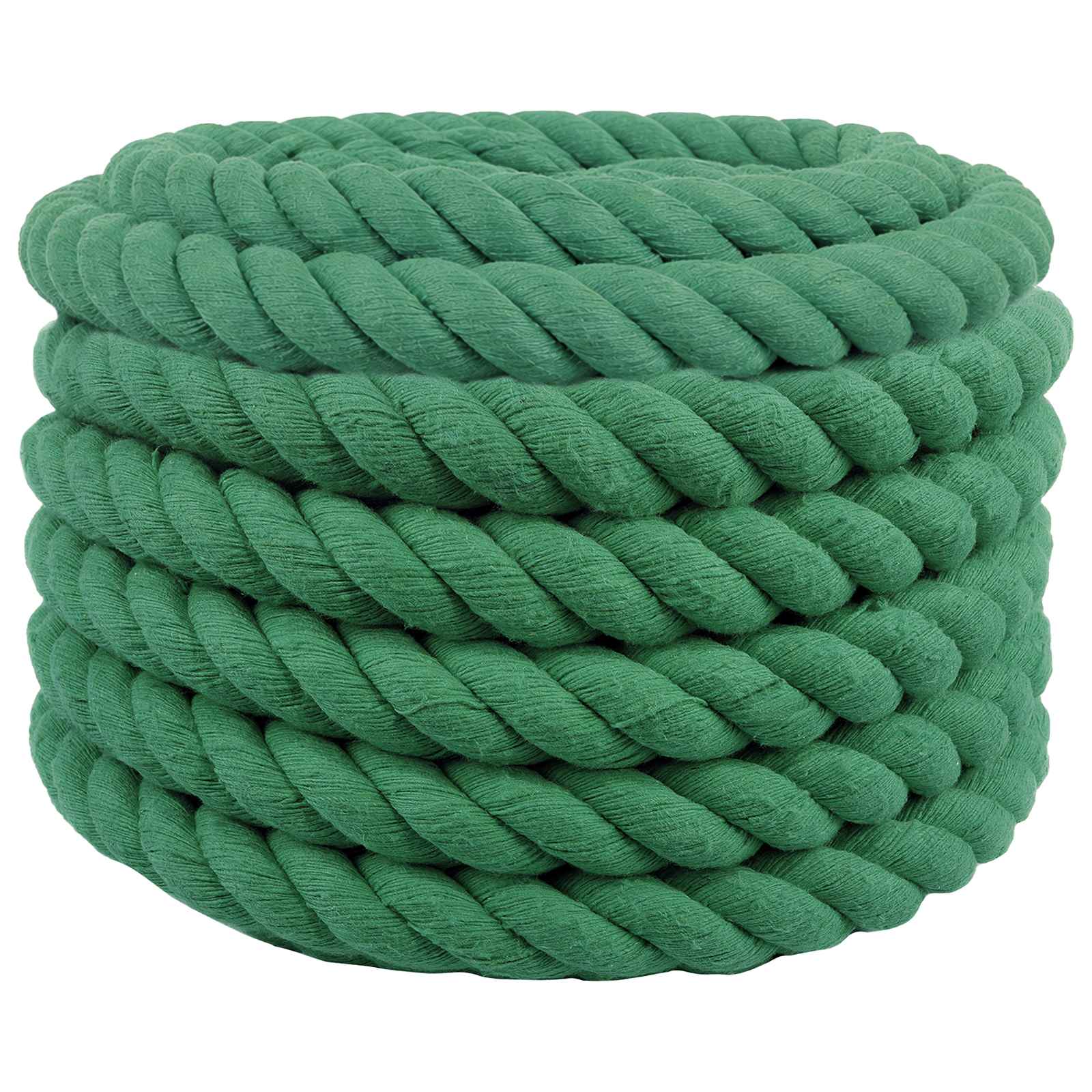 vidaXL Cotton Rope 36 mm 5 m Green 100% Cotton 2